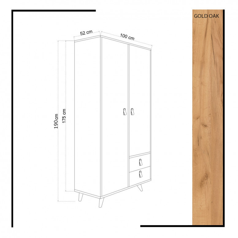 Dulap Musso Oak-Alb