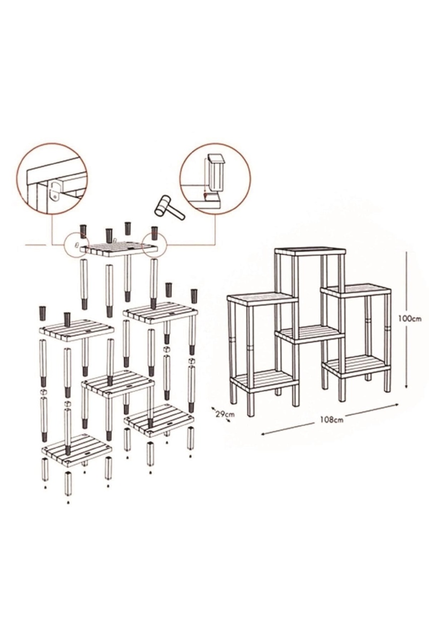 Raft plastic OMS1108S Nuc 108x100x29 cm