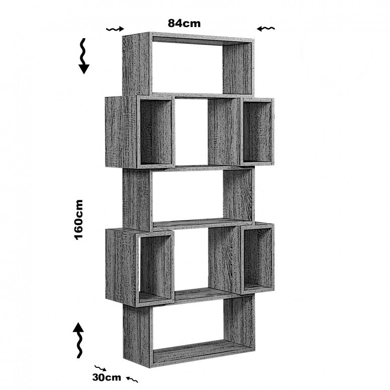 Biblioteca Box - Light Oak