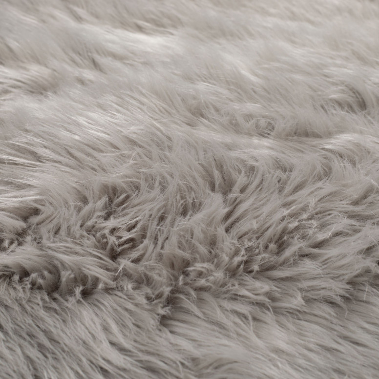 Covor Sheepskin Gri 120x120 cm