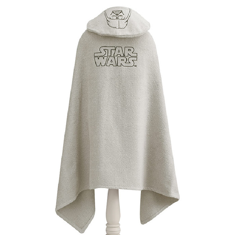 Prosop de Plaja Poncho cu Gluga Star Wars 75x130 cm (Bumbac 100%)