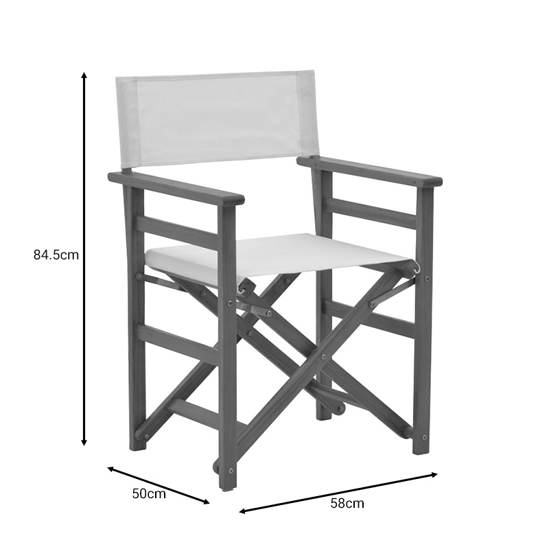 Set 3 buc masă și scaune pliabile de grădină Bistrual-Carpuva Maro 70x70x74 cm