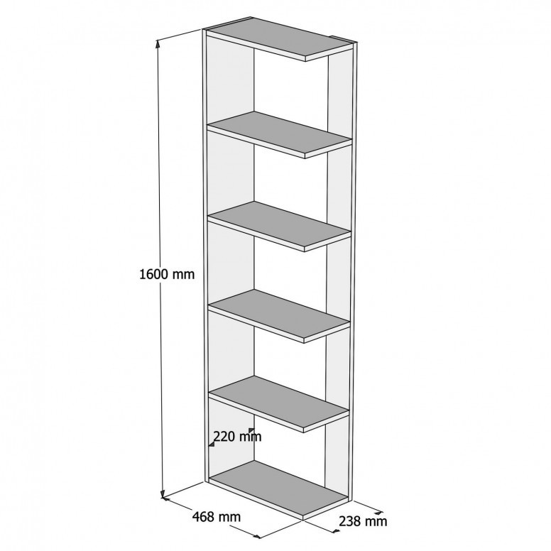 Biblioteca Tower - Walnut