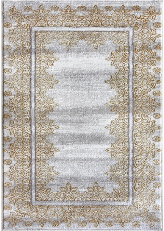 Covor Modern, Iris Oriental, Auriu/Gri, 160x230 cm, 1800 gr/mp