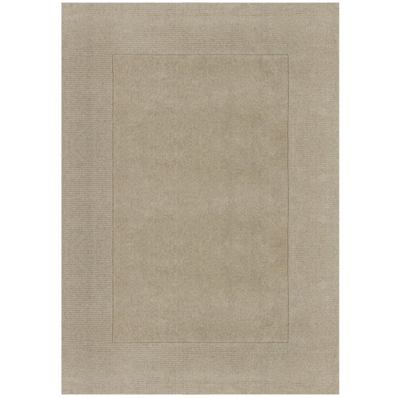 Covor Textured Wool Border Natural 200X290 cm, Flair Rugs