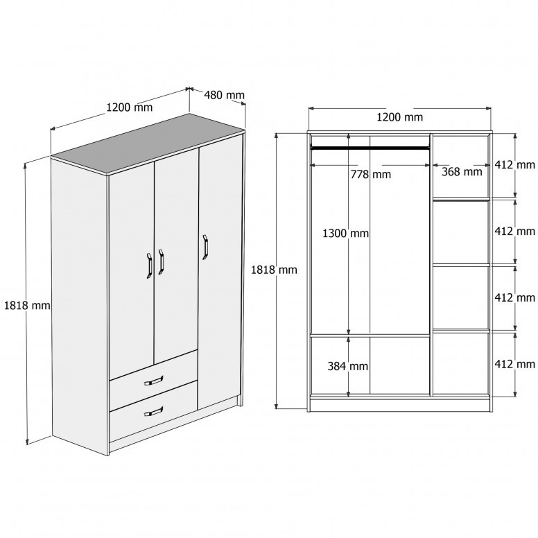 Dulap Grande3506 Oak