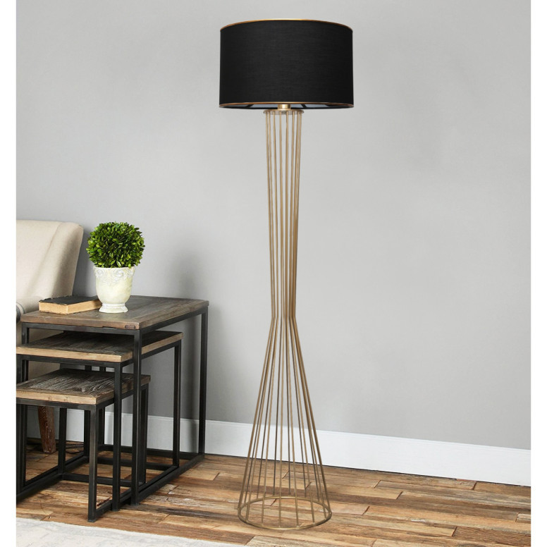 Lampadar AYD-3078 Negru Auriu