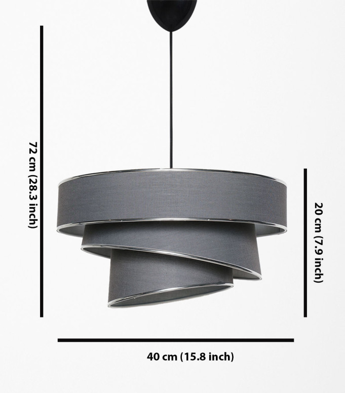 Lustra Couper - Anthracite, Silver Antracit/Argintiu