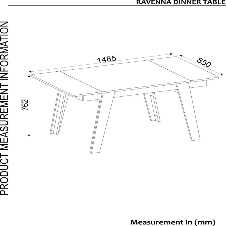 Masa Dining Ravenna - Alb