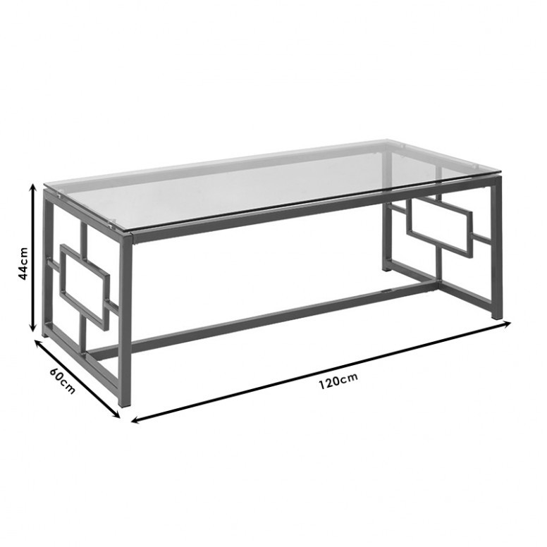 Masuta de Cafea Eccento Clar 120x60x44 cm