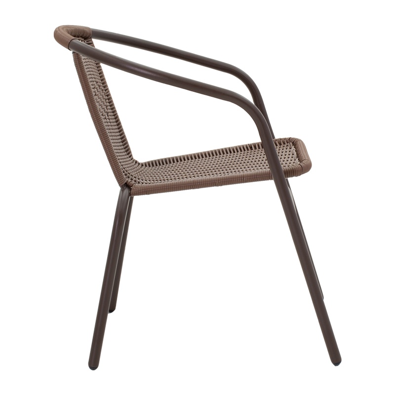 Set 5 buc masă și scaune de grădină Obbi-Watson Maro 80x80x70 cm