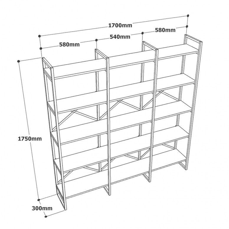 Biblioteca VG6 Atlantic Pine