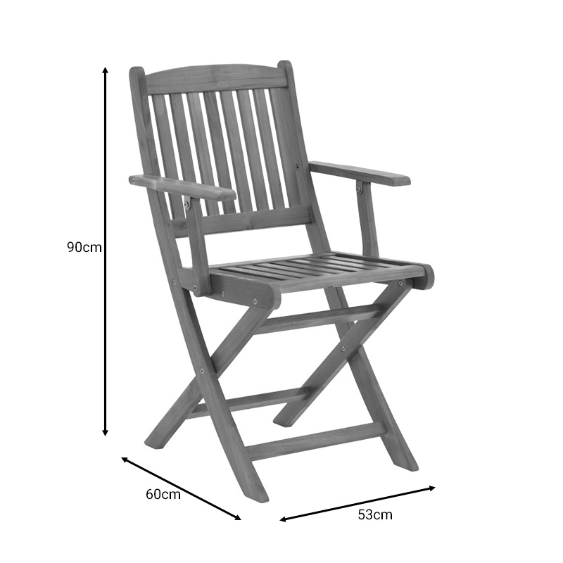Set 5 buc masă și scaune de grădină Recofly-Falov Maro 130x80x72 cm