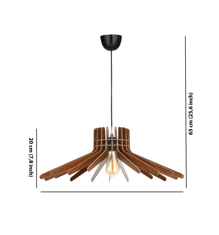 Lustra Boomerang - Walnut Nuc