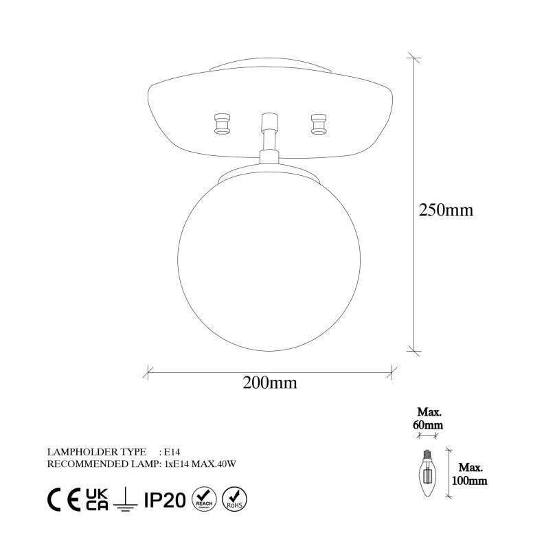 Lustra Well - 11671 Auriu