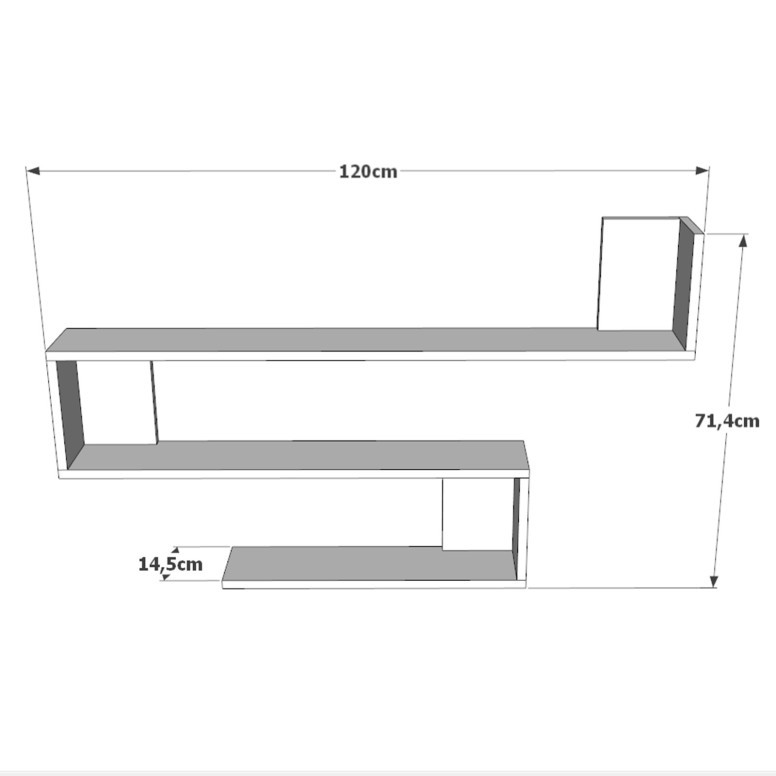 Raft de perete WL10-A, Pin atlantinc