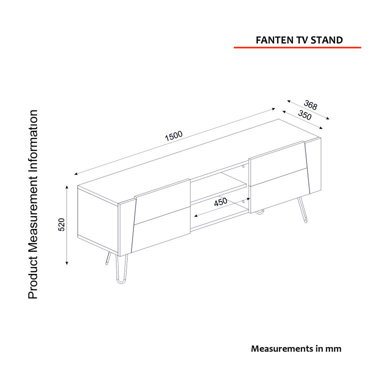 Comoda TV Fanten