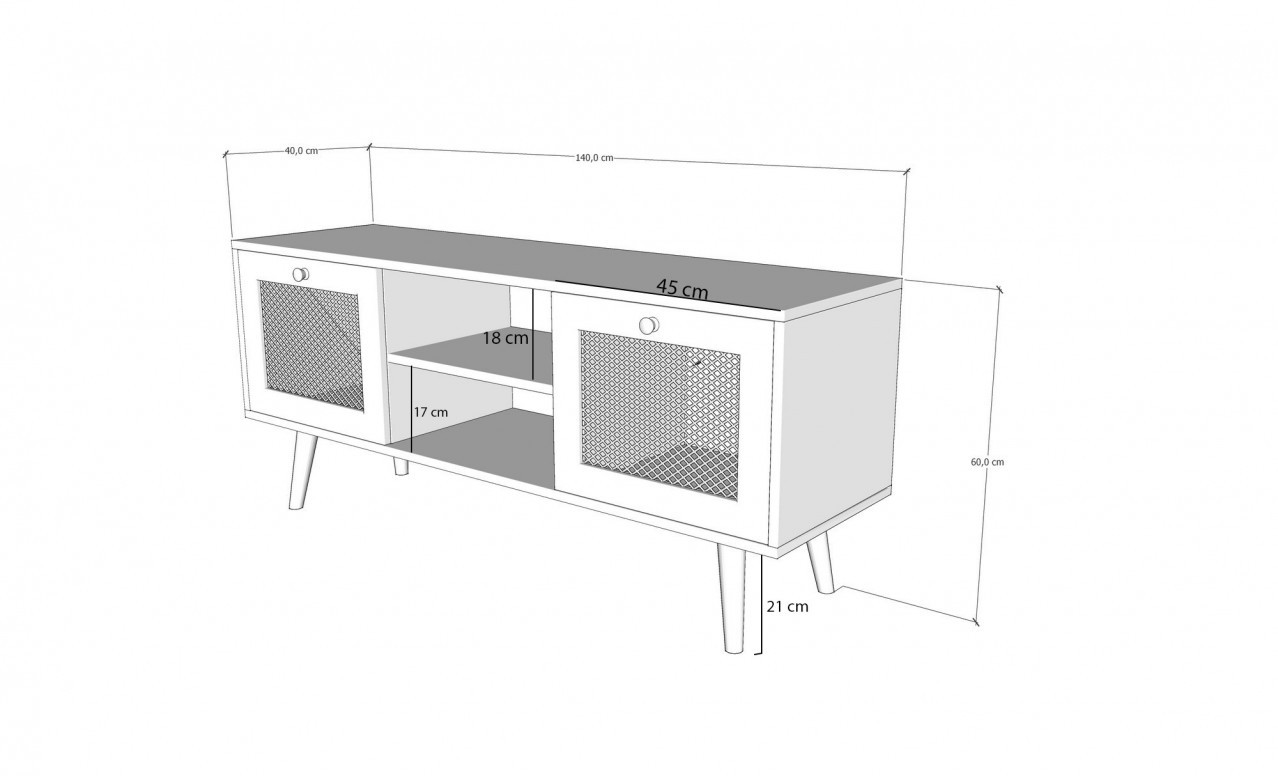 Comoda TV Letoon 140