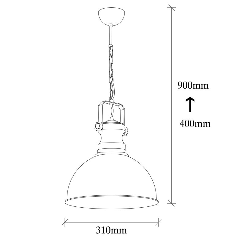 Lustra Saglam - 3710 - 1Negru