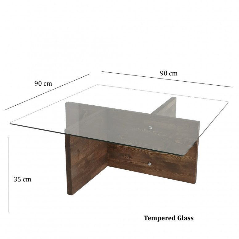 Masuta de Cafea Glory - Walnut