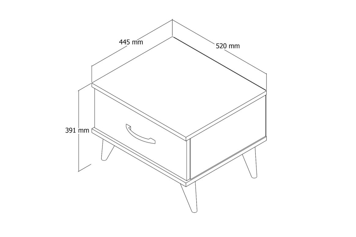 Noptieră KMD0102, Pin atlantinc