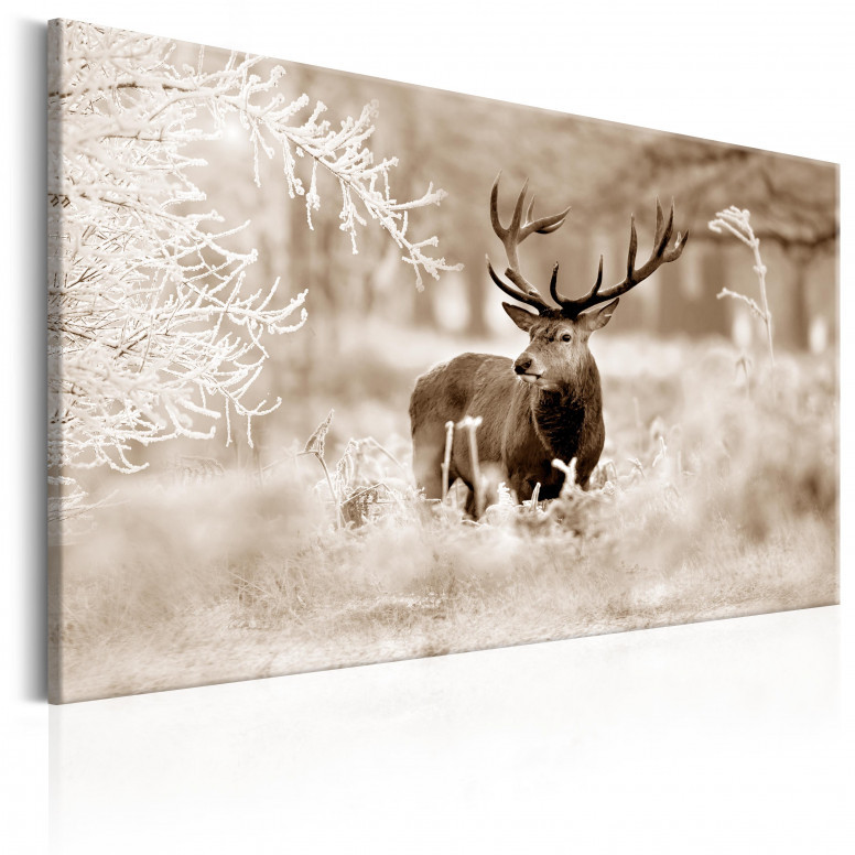 Tablou - Deer in Sepia 120x80 cm