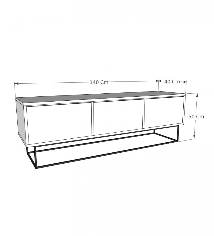 Comoda TV Kordon 140 - Felt