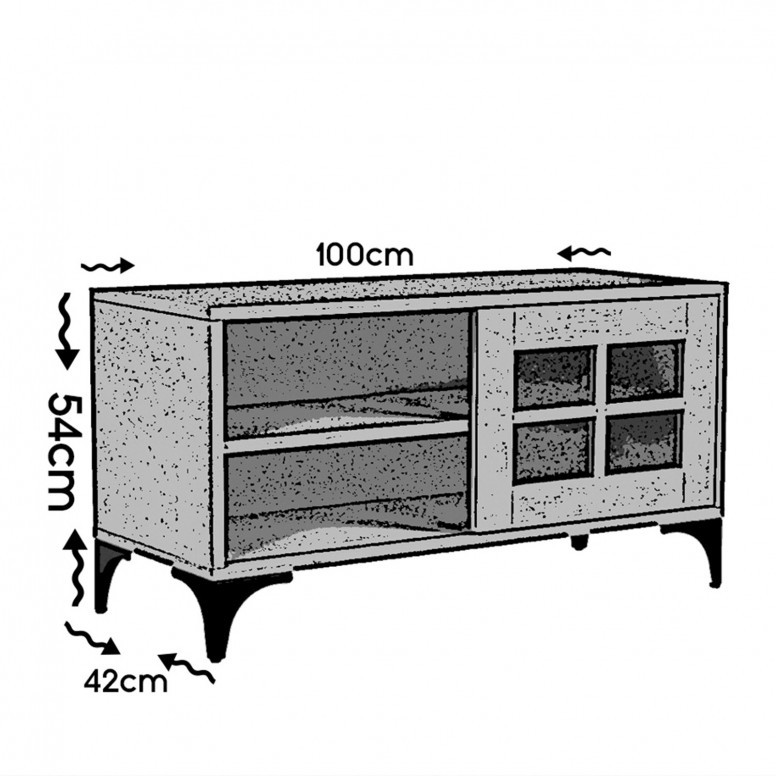 Comoda TV Revival 100Lk - Oak