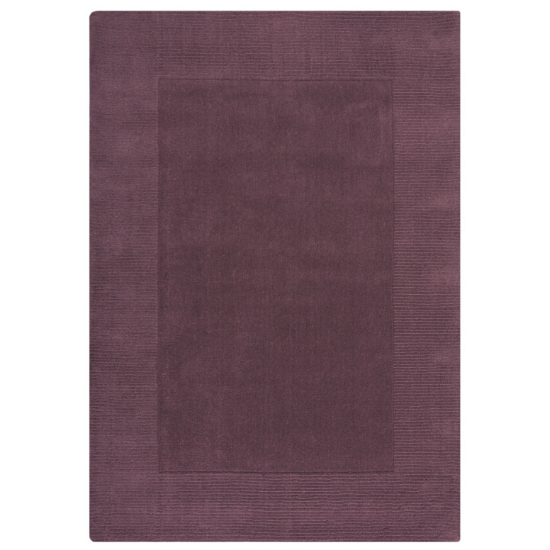 Covor Textured Wool Border Violet 120X170 cm, Flair Rugs