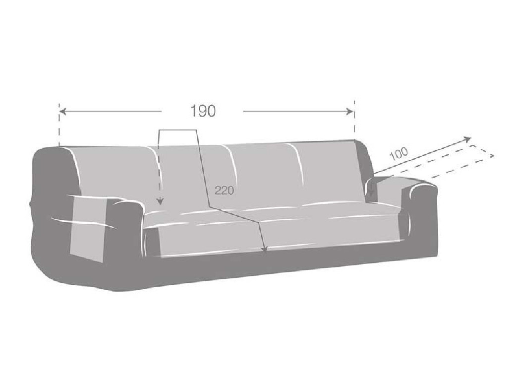Husa Canapea 4 Persoane, Levante C04, 190 cm