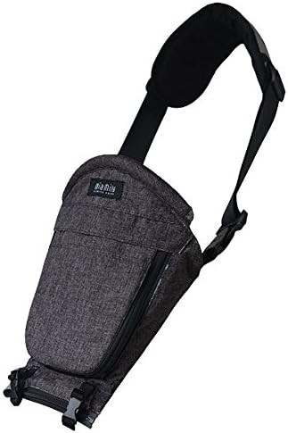 Accesoriu pentru marsupiu Hipster Plus MiaMily, textil, gri inchis, 15,7 x 30,2 x 6,6 cm