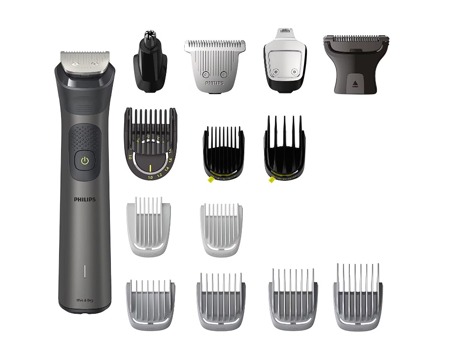 Aparat de tuns barba & parul de pe cap si corp 15in1 Philips Multigroom All in One MG7940/15, autonomie 120 min, 22 setari de lungime: 0,5-16 mm