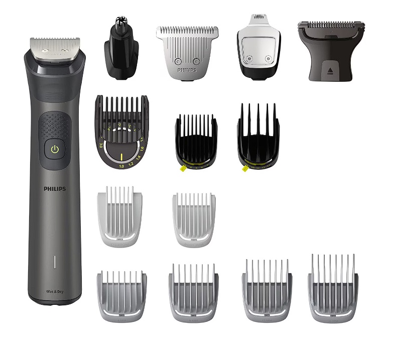Aparat de tuns barba & parul de pe cap si corp 15in1 Philips Multigroom All in One MG7940/15, autonomie 120 min, 22 setari de lungime: 0,5-16 mm