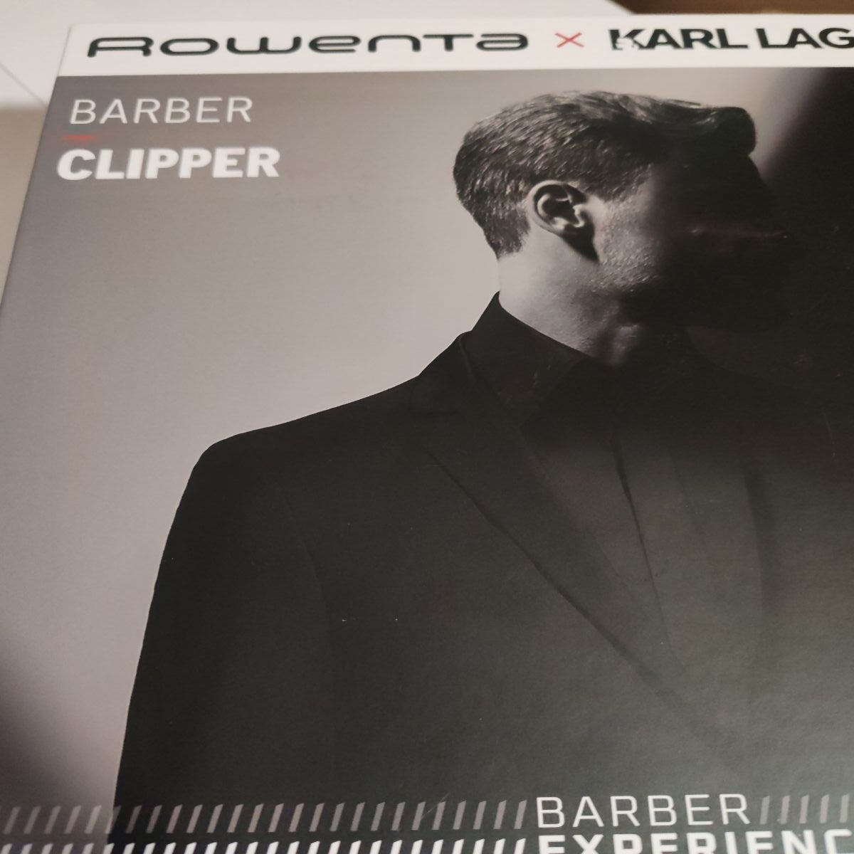 Aparat de tuns Rowenta x Karl Lagerfeld Barber Experience TN155LE0, 6500 rpm, autonomie 150 min, 6 piepteni ficsi 3-6 -9-12-18-25 mm, 6 piepteni fade