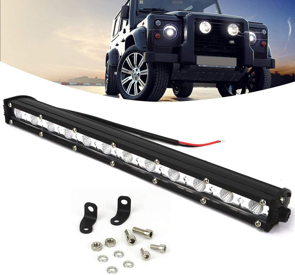 Banda LED pentru SUV/ATV-uri Kairiyard, 36 W, 12 V, aliaj aluminiu, negru, 34 x 12 x 4 cm