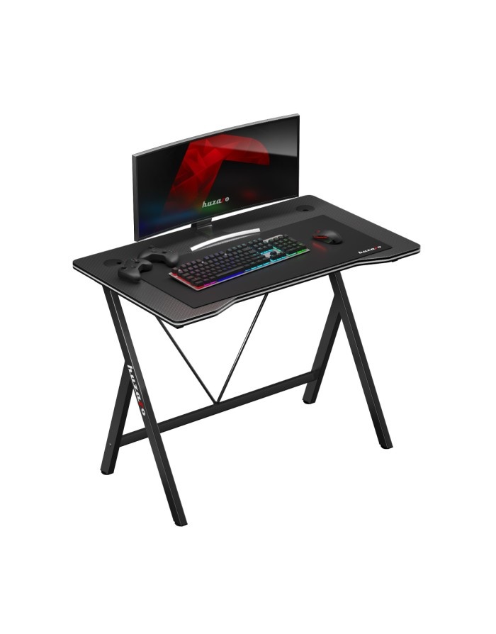 Birou de Gaming Huzaro Hero 1.4, 100x50cm, Negru