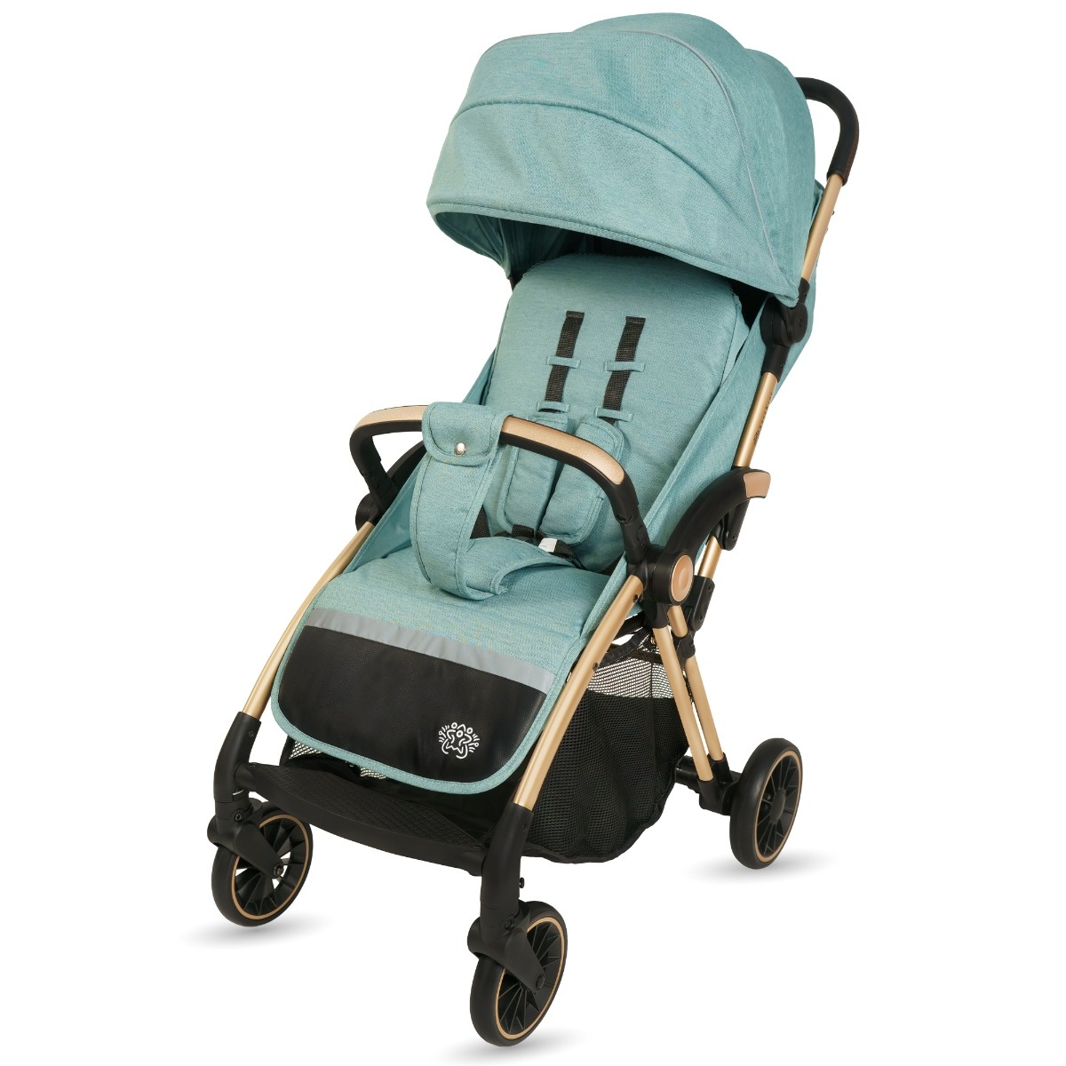 Carucior Sport AppeKids â€“ Upp â€“ Ultracompact, Pliere automata, De la nastere la 22kg - River Green