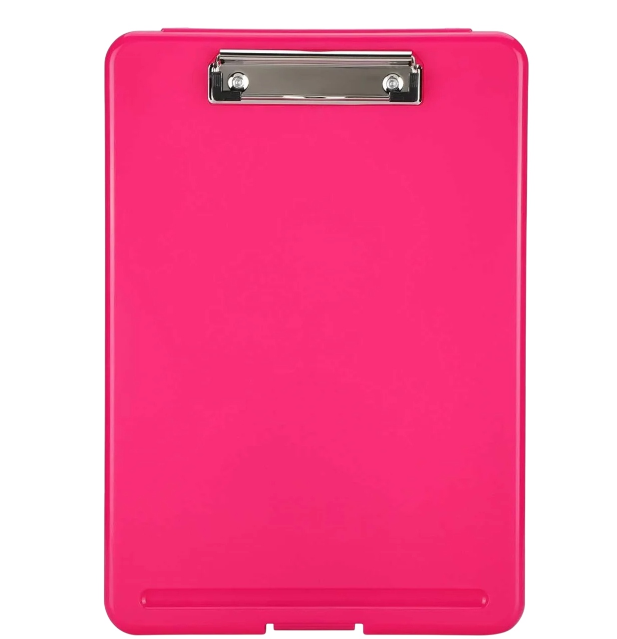 Clipboard A4 cu spatiu de depozitare Seeallde, polipropilena/metal, roz, 35 x 24 x 2,8 cm