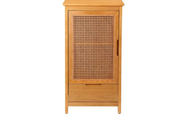 Comoda Fine by Couch, lemn masiv/MDF/ insertie de ratan, 50 x 40 x 91,3 m chilipirul-zilei.ro/