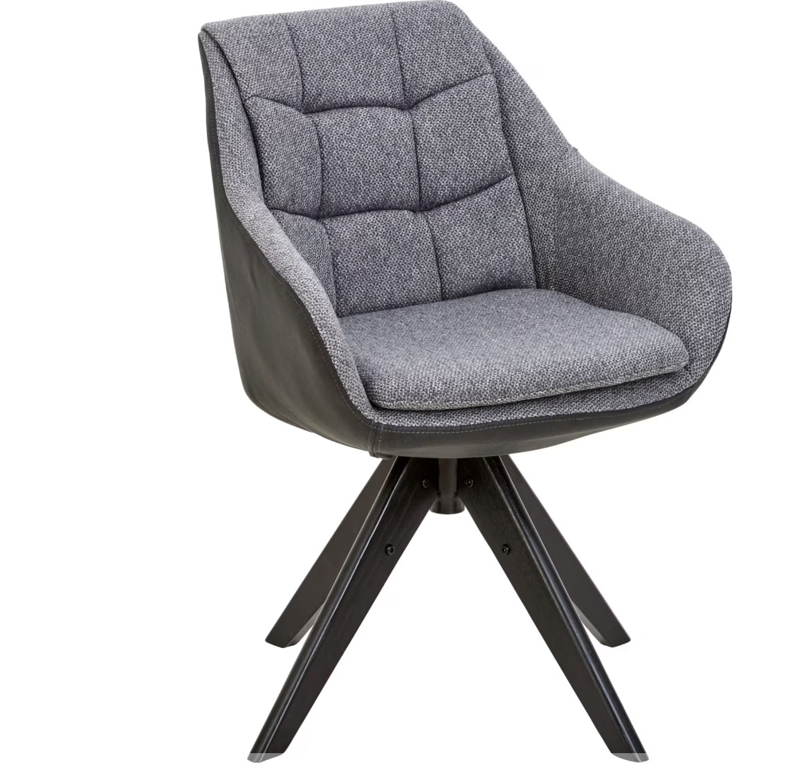 Fotoliu din material tesut gri, 57/83,5/60 cm