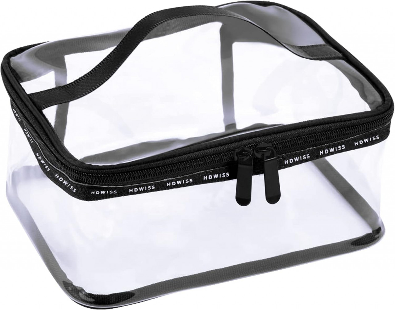 Geanta cosmetica Changrongsheng, PVC, transparent, 21 x 15.5 x 10 cm