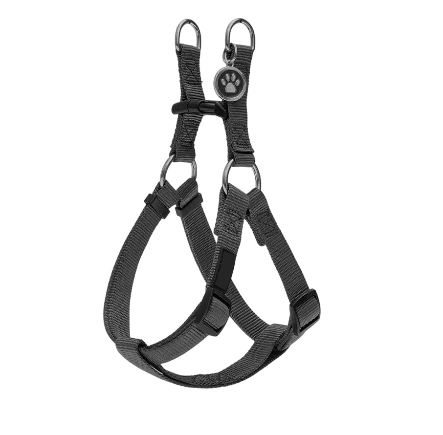Ham pentru caine Pupteck, nailon, negru, marimea S