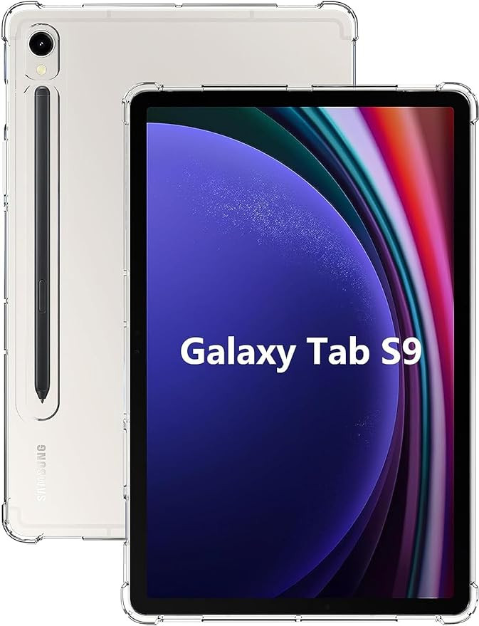 Husa de protectie Effcotuo, pentru Samsung Galaxy Tab S9, TPU, transparent