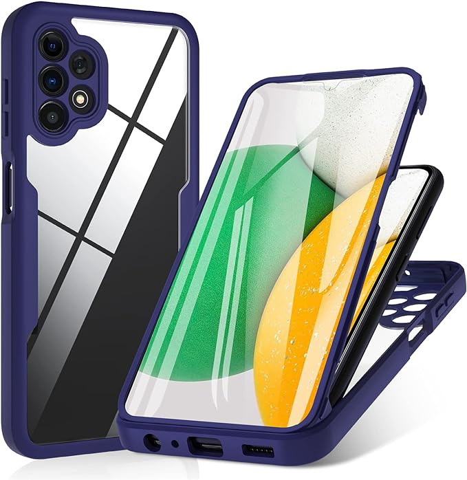 Husa de protectie fata/spate pentru Samsung Galaxy A13 Bespino, TPU, albastru, 6,6 inchi