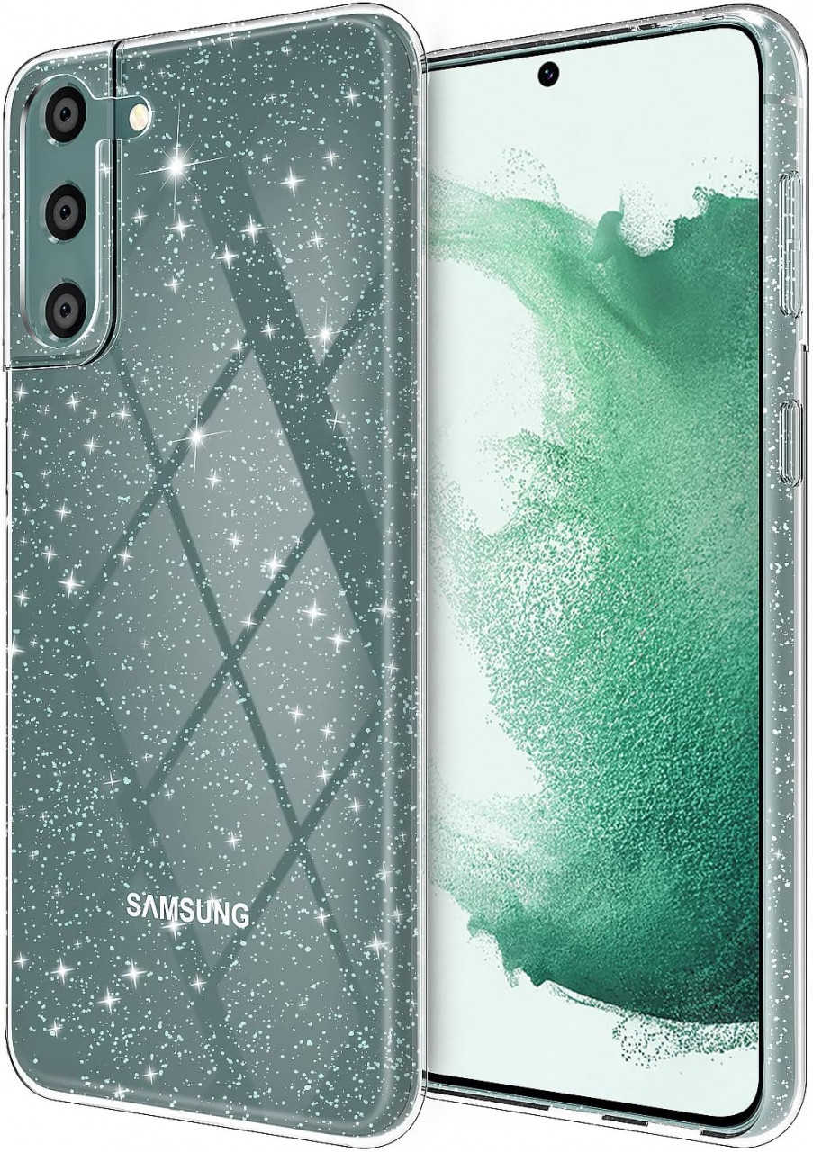 Husa de protectie pentru Samsung Galaxy S22 Plus 5G Yirsur, TPU, transparent/alb, 6,6 inchi