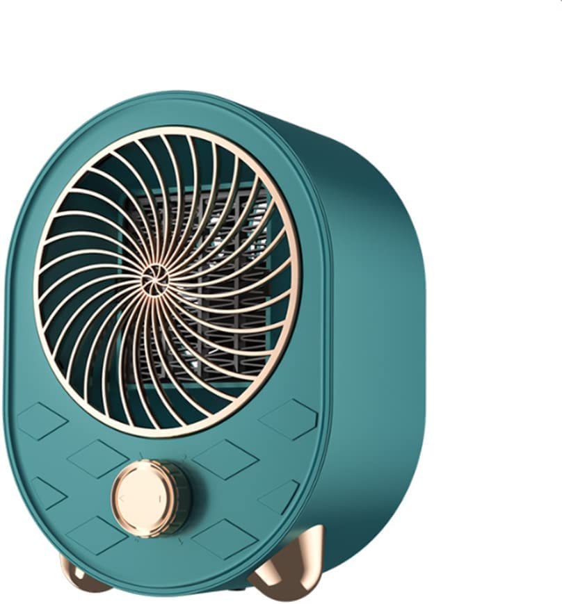 Incalzitor electric cu ventilator WATMHHJQ, verde, 1000W