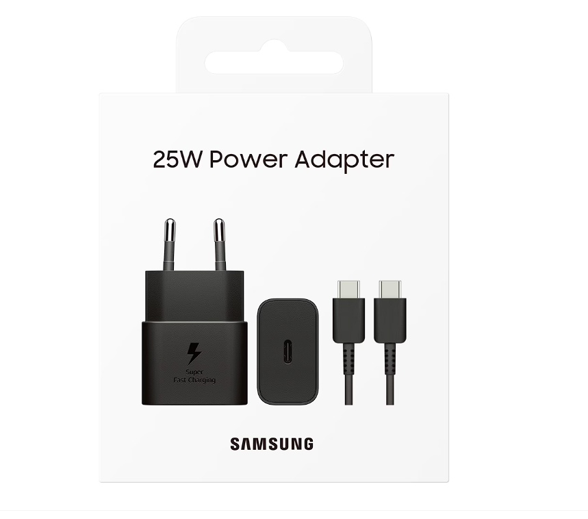 Incarcator Retea Samsung, 25W, 3A, 1 X USB-C, Negru, Resigilat, Grad A
