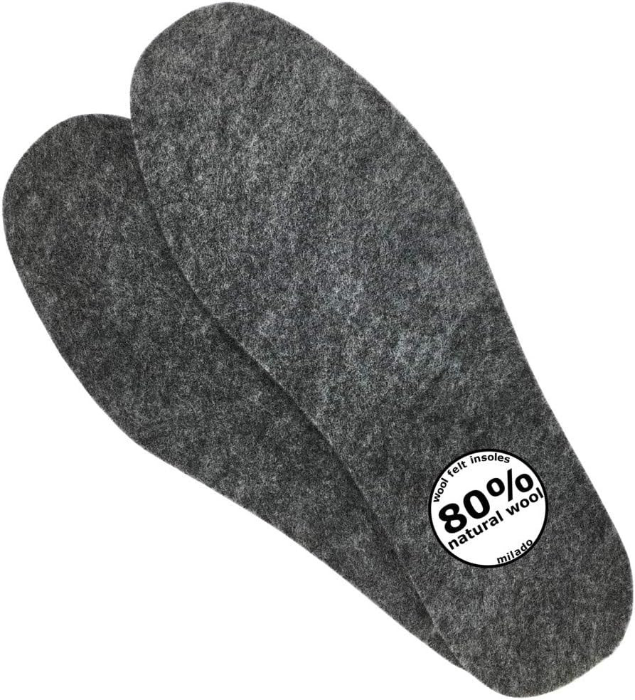 Insertii pentru incaltaminte Cjmilado, pasla, gri, marimea 35-36 cm , 230 mm