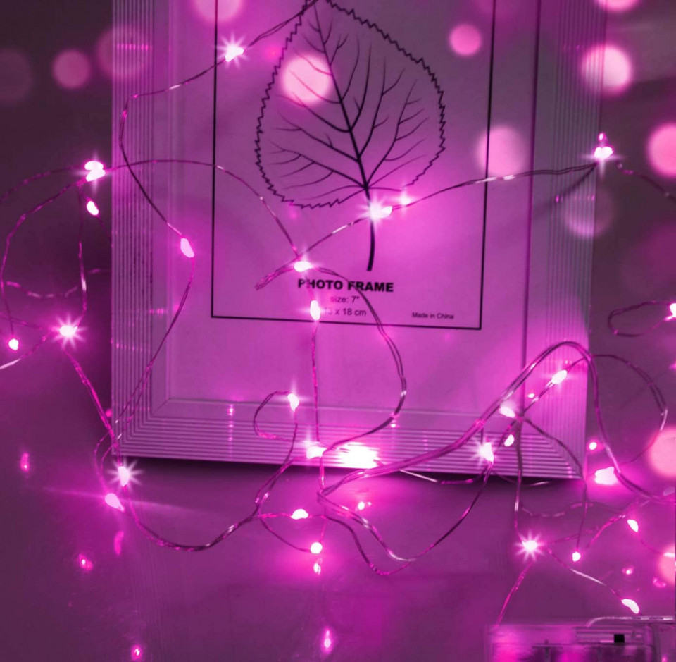 Instalatie Cshare, LED, roz, 3 m chilipirul-zilei.ro imagine 2022