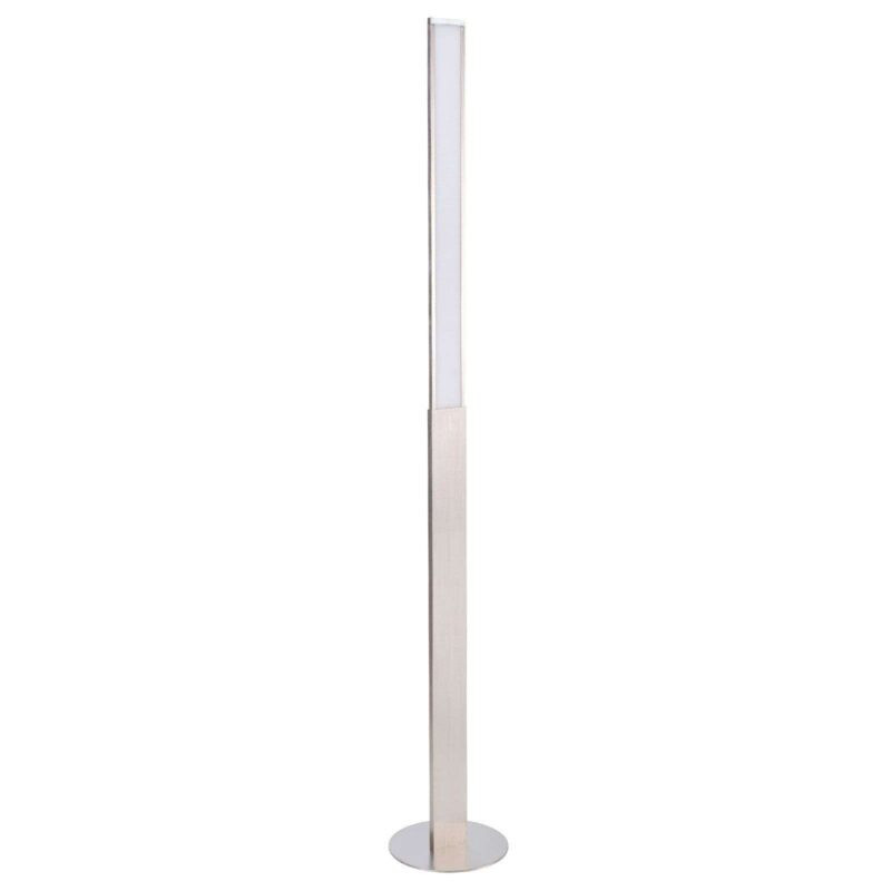 Lampadar IBBE, LED, plastic/metal, argintiu, 20 x 135 cm 135 imagine reduss.ro 2022
